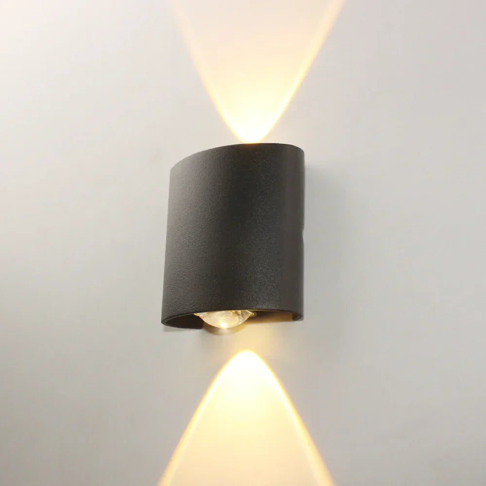 Körperbewegungssensor Wandlicht Wasserdicht Außen LED Wandlampe Oben Unten Leuchtende Lampen Gartenhof Induktionsflur Wandleuchte