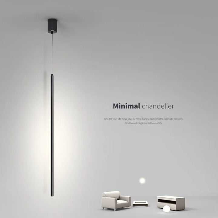Moderne LED Pendelleuchte für Esszimmer, Schlafzimmer & Wohnzimmer – Berührungsschalter, Aluminium Hängeleuchte, Weiß & Schwarzer Lampenschirm