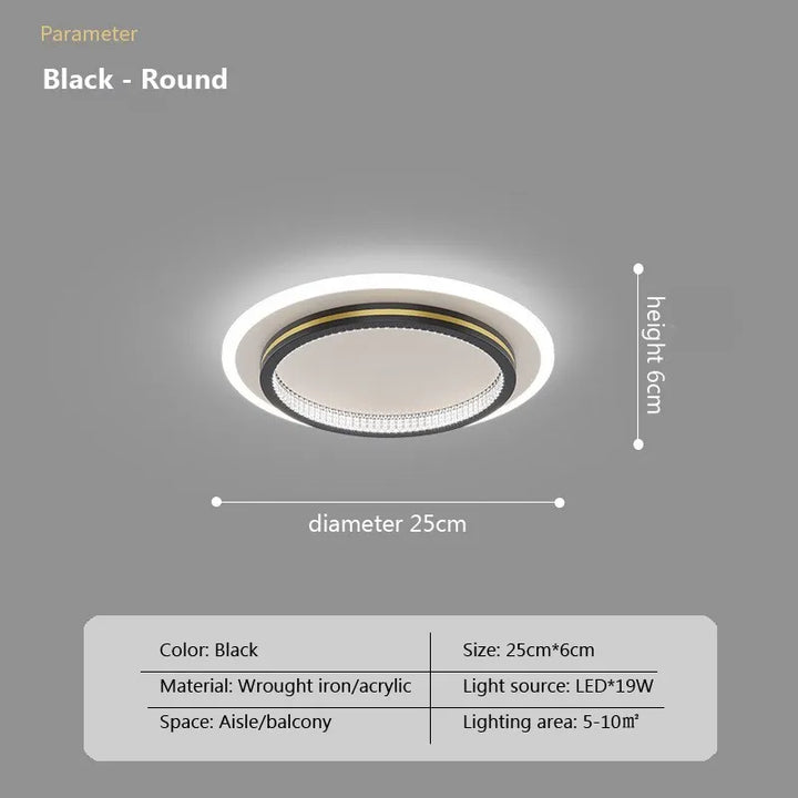 Moderne LED-Deckenleuchte