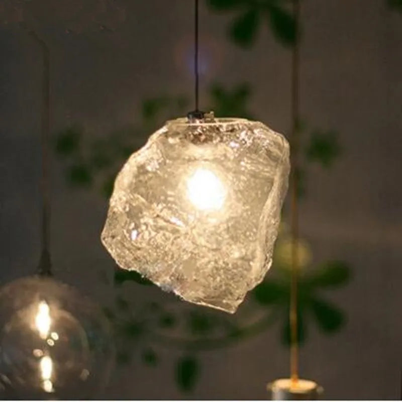 Nordic Glas Pendelleuchte – Moderne LED Lichtquelle für Esstisch, Bar und Eingangsbereich