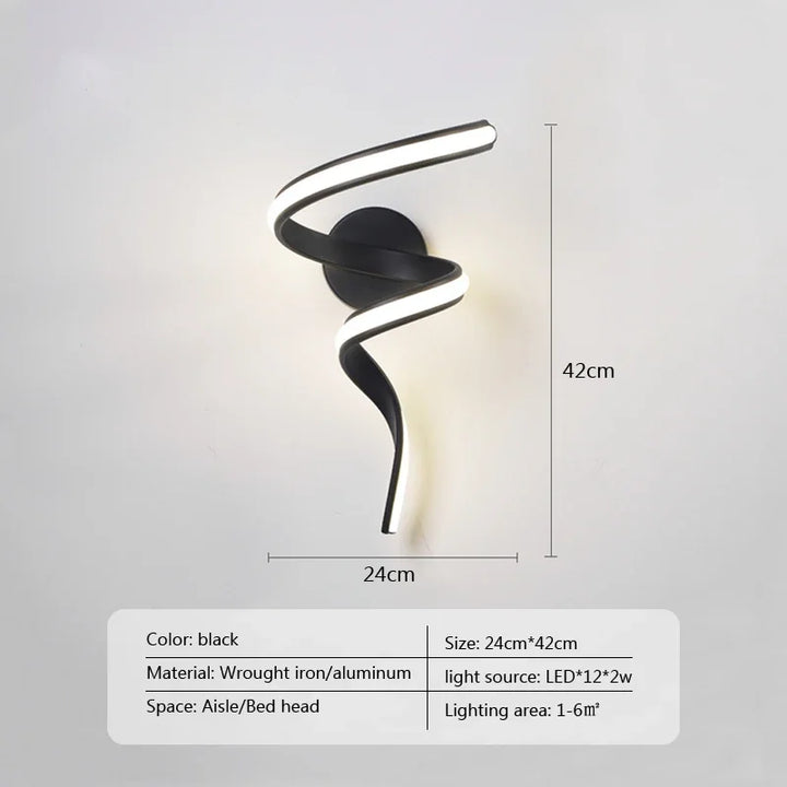 Moderne Minimalistische LED Wandlampe – Auf- und Abwärts Wandleuchte für Schlafzimmer, Wohnzimmer und Badezimmer