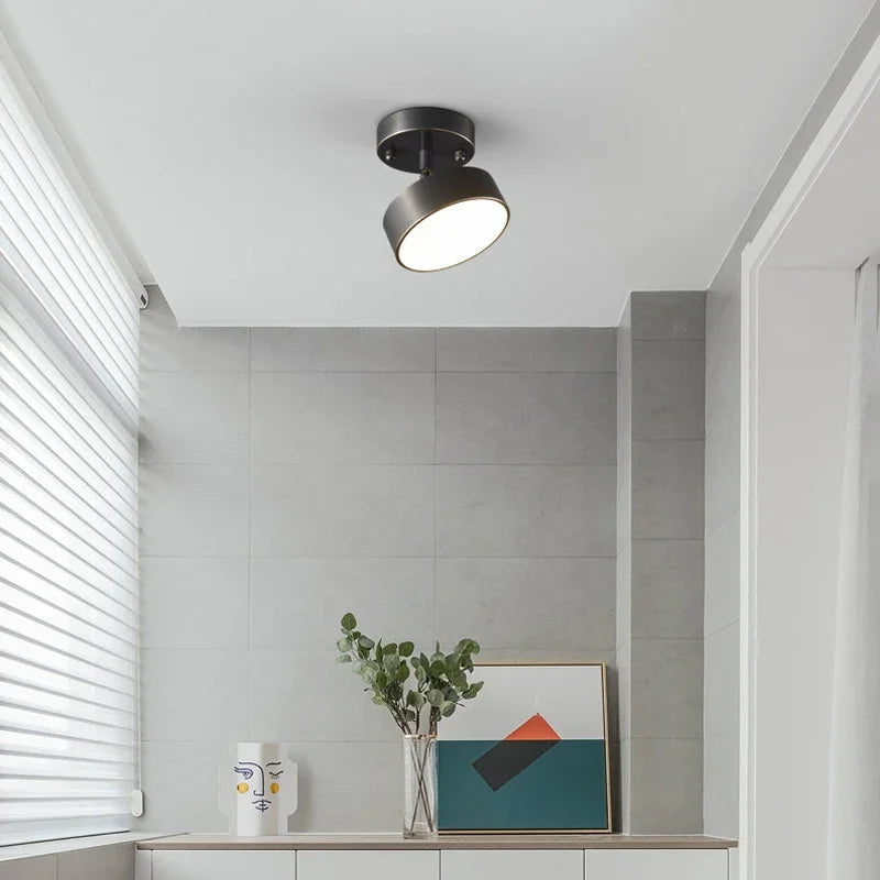Moderne LED-Deckenleuchte – Drehbare Kupferlampe für Wohnzimmer, Schlafzimmer, Flur und Restaurant, sanfte Beleuchtung für die Wohnkultur