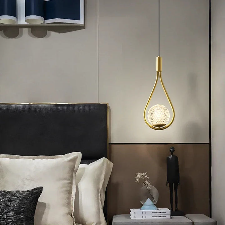 Moderne LED Pendelleuchte – Nordischer Mattglas Ball Kronleuchter mit G9 Glühbirne für Schlafzimmer, Wohnzimmer und Esszimmer