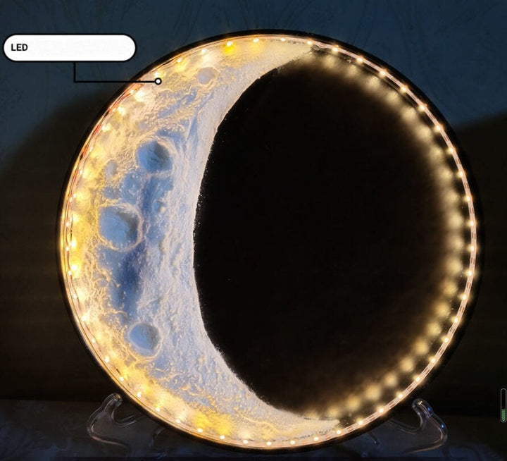 DIY schwebende Mond Nachtlampe