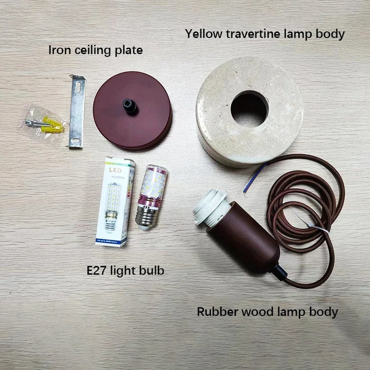Moderne LED Pendelleuchte – Nordic Hängelampe für Schlafzimmer, Wohnzimmer und Hotel mit E27 Glühbirne