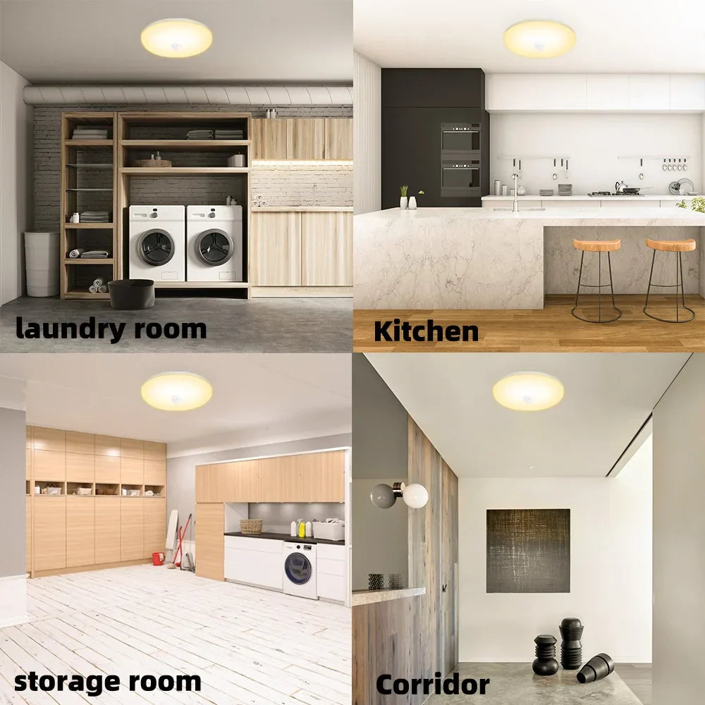 LED PIR Bewegungsmelder Deckenlampe - Moderne Lichtinstallationen für Schlafzimmer, Wohnzimmer, Treppenbeleuchtung