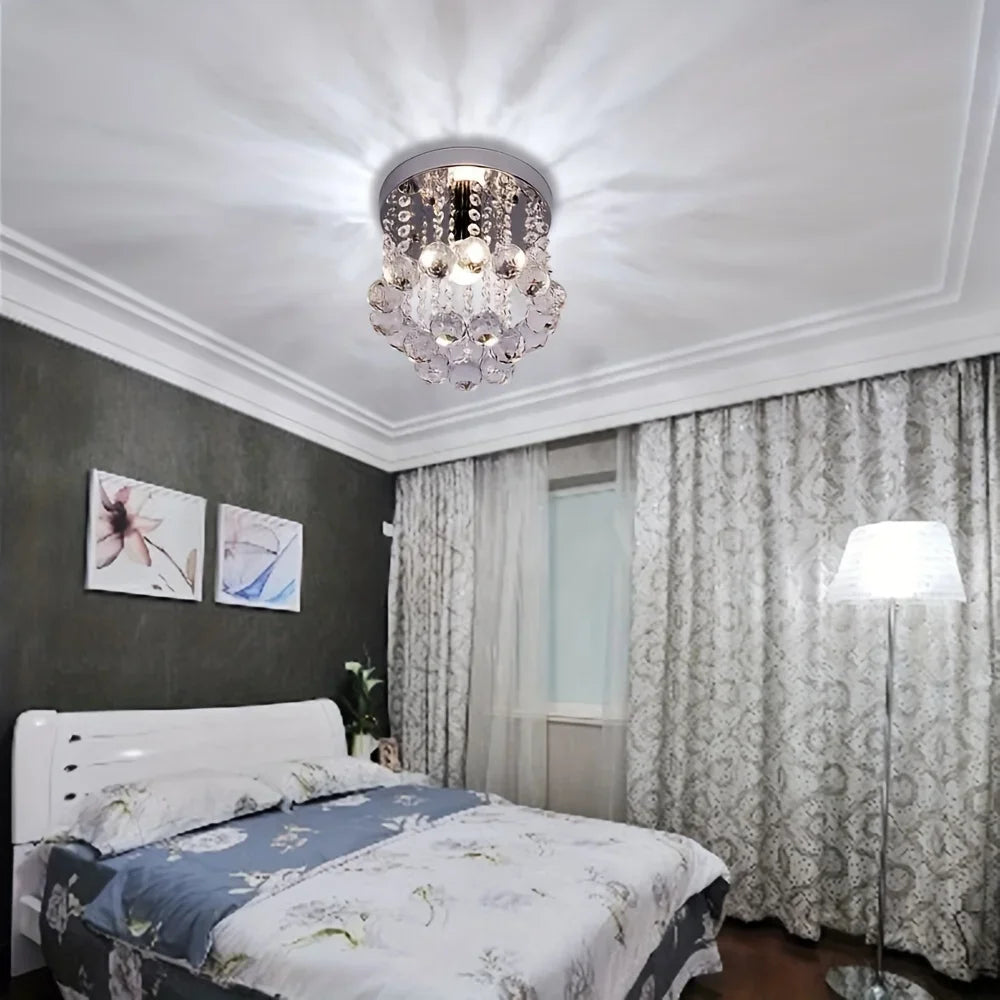 Kristall-Deckenleuchte-Kronleuchter - Luxuriöse Beleuchtung für Wohnzimmer, Esszimmerflur und Schlafzimmer