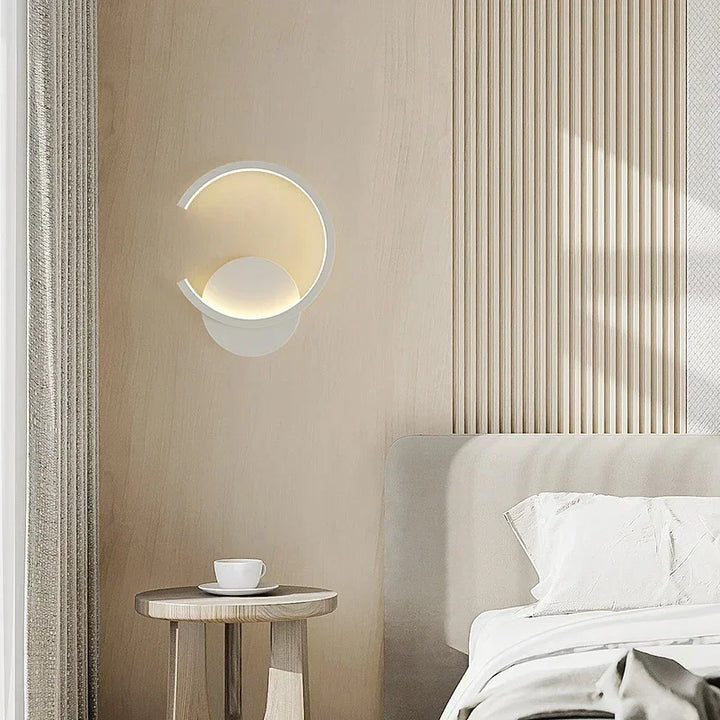 Moderne LED-Wande lampe – Nordic Stil Schwarz, Weiß und Gold Wandbeleuchtung für Wohnzimmer, Schlafzimmer, Flur und Wohnkultur