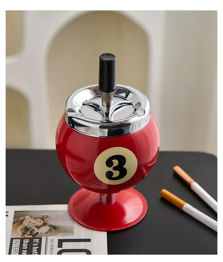 Metall Billard-Aschenbecher