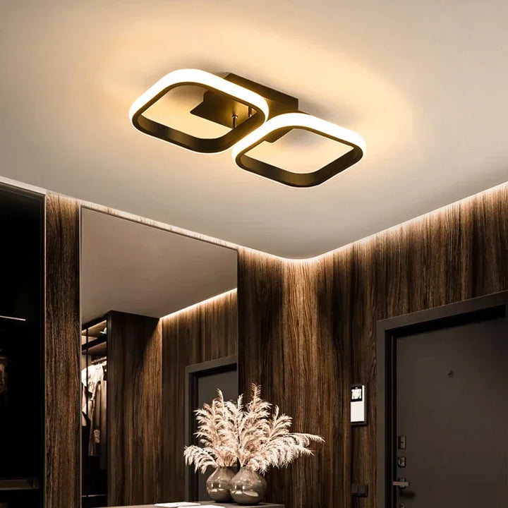 Moderne LED-Deckenleuchte Kronleuchter – Stilvolle Multi-Head-Ringlicht für Schlafzimmer, Wohnzimmer, Flur, Esszimmer und Innenräume