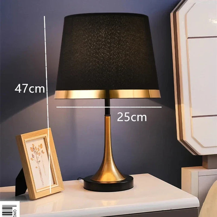 Europäische Retro Schlafzimmer Nachttischlampe - Moderne amerikanische dekorative Beleuchtungseinrichtung