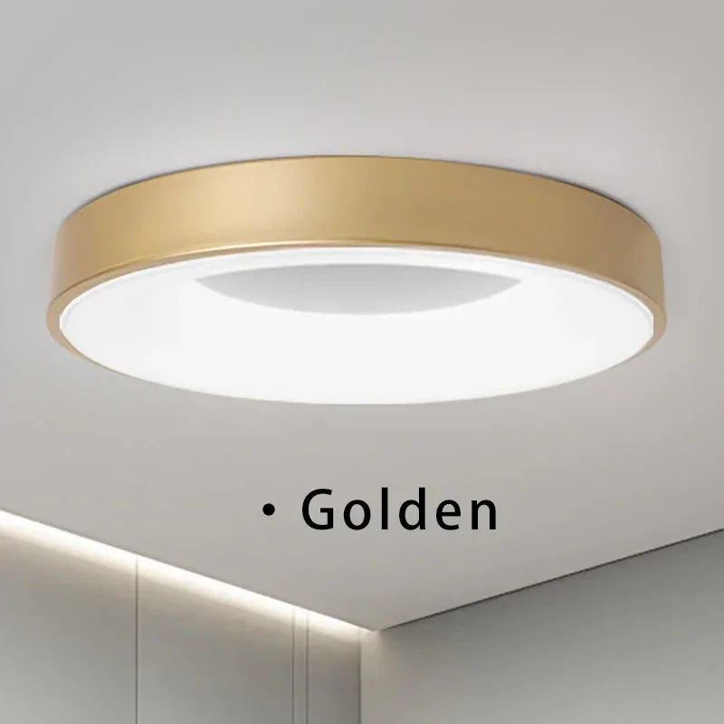 Moderne Macaron LED Deckenleuchte – Verstellbares kreisförmiges Design mit Fernbedienung und Dimmung für Schlafzimmer, Wohnzimmer und Flur