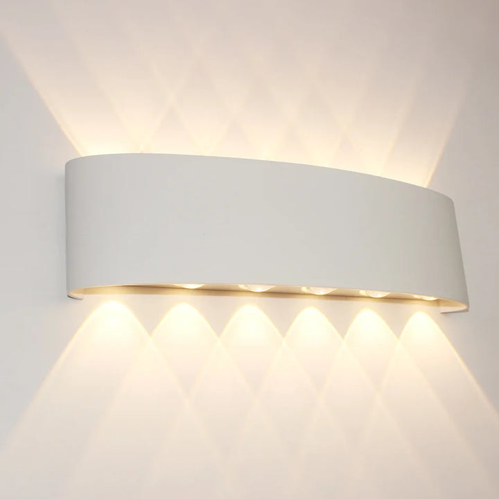 Körperbewegungssensor Wandlicht Wasserdicht Außen LED Wandlampe Oben Unten Leuchtende Lampen Gartenhof Induktionsflur Wandleuchte