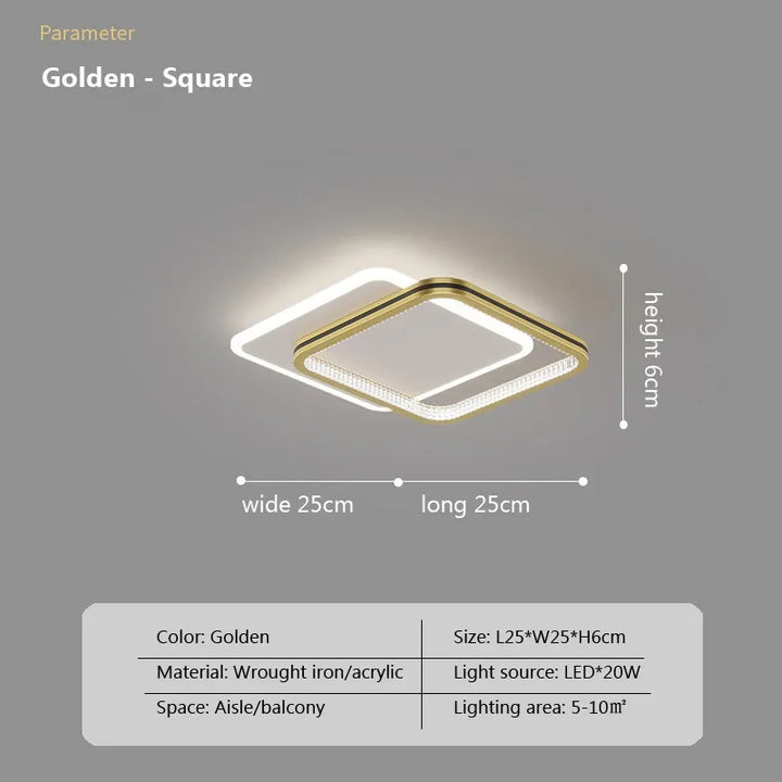 Moderne LED-Deckenleuchte