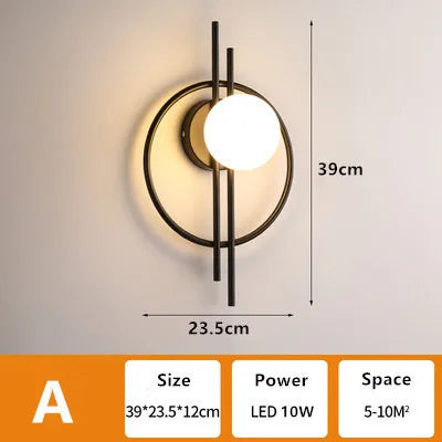 Licht Luxus Moderne Wandlampe für Wohnzimmer und Schlafzimmer