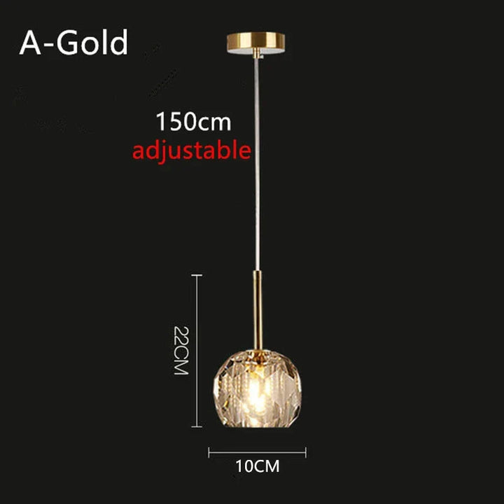 LED Nordic Modern Kleine Kronleuchter G9 AC90-260V Schlafzimmer Nachttisch Kronleuchter Esszimmer Wohnzimmer Bar Kreativ Kristall Licht
