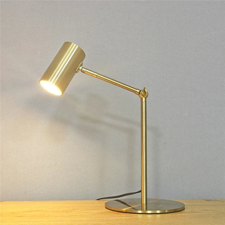 Moderne goldene Tischlampe – augenfreundliche LED-Leselampe für Studien-, Schlafzimmer- und Wohnzimmerdekoration