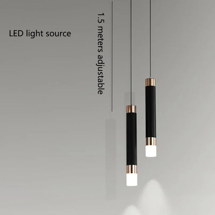Moderner minimalistischer LED-Hängelampe Kronleuchter – einstellbare Hängeleuchte für Schlafzimmer, Wohnzimmer und Wohnkultur