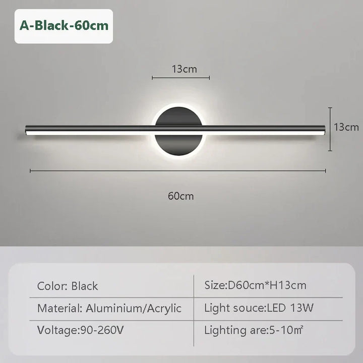 LED-Wandleuchte LineaLux Modernes Spiegel- und Wandlicht