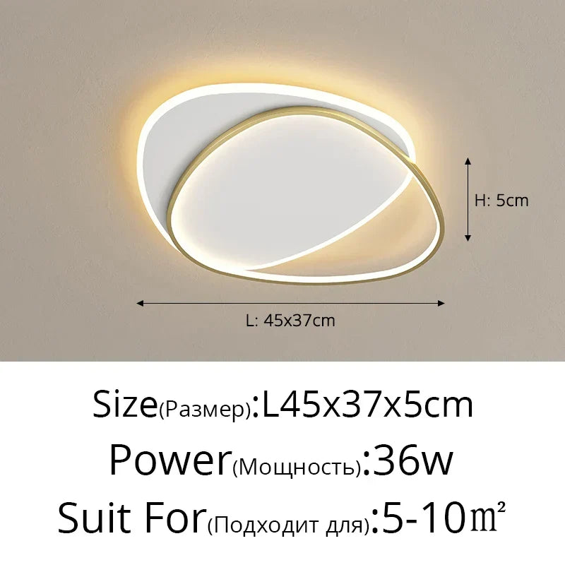 Moderne LED-Lüster – Dimmbares Innenlicht für Schlafzimmer, Wohnzimmer, Arbeitszimmer und Hauseinrichtung, 110V/220V