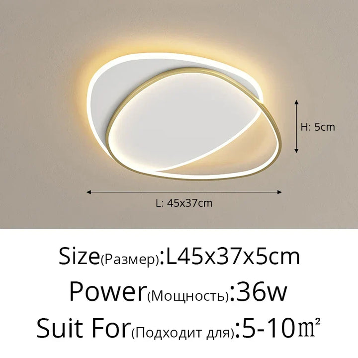 Moderne LED-Lüster – Dimmbares Innenlicht für Schlafzimmer, Wohnzimmer, Arbeitszimmer und Hauseinrichtung, 110V/220V