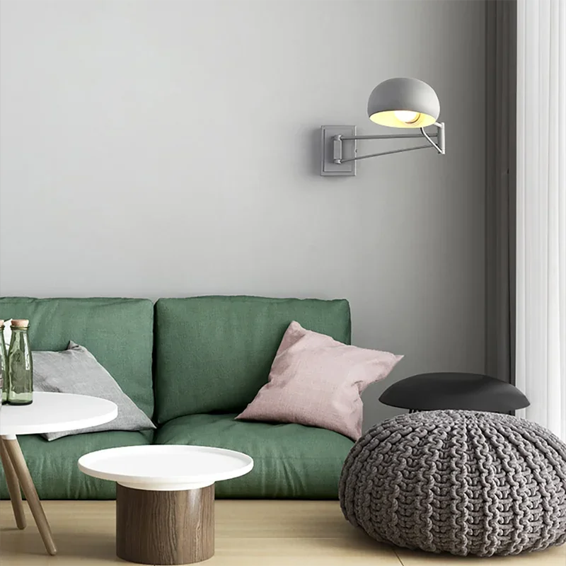 Moderne Faltbare LED Wandleuchte – Rückziehbare augenfreundliche Wandleuchte für Schlafzimmer, Arbeitszimmer, Wohnzimmer und Badezimmer