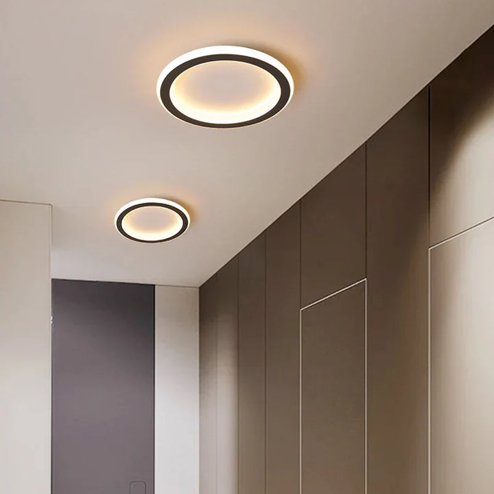 Moderne Minimalistische Deckenleuchte – Quadrat/Runde LED Augenschutzlampe für Schlafzimmer, Büro, Wohnzimmer und Lounges (90-260V)