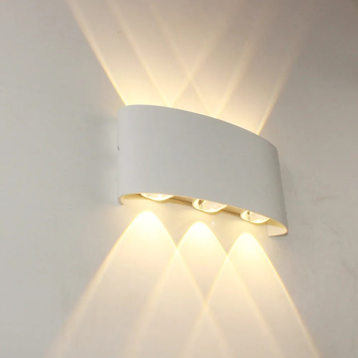 Körperbewegungssensor Wandlicht Wasserdicht Außen LED Wandlampe Oben Unten Leuchtende Lampen Gartenhof Induktionsflur Wandleuchte