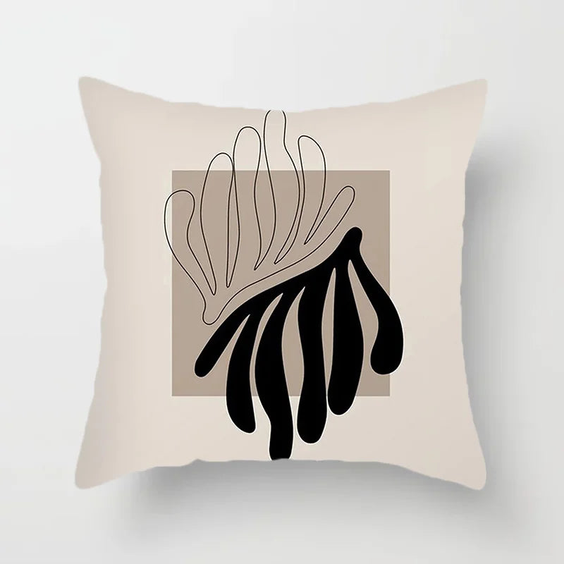 Moderne Kunst Abstraktes Muster Dekokissenbezüge Kreative Linien Sofa Stuhl Kissenbezüge Wurfkissenbezug Wohn- und Büroschmuck