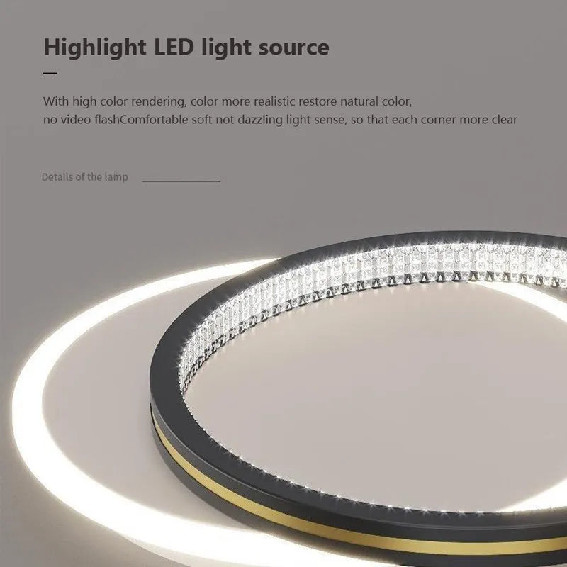 Moderne LED-Deckenleuchte