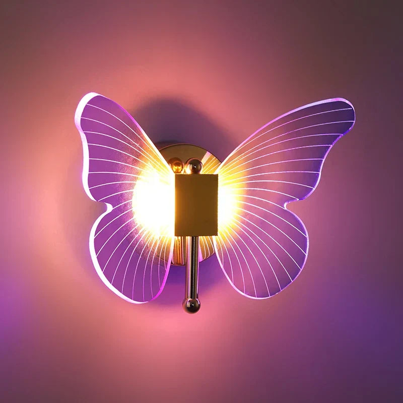 Schmetterling LED Wandleuchte: Fügen Sie Ihrem Raum farbenfrohe Eleganz hinzu