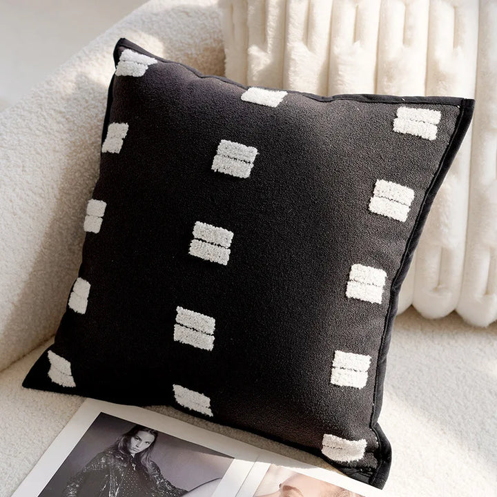 Luxuriös besticktes dekoratives Kissen mit Pferdedruck für Sofa und Wohnzimmer