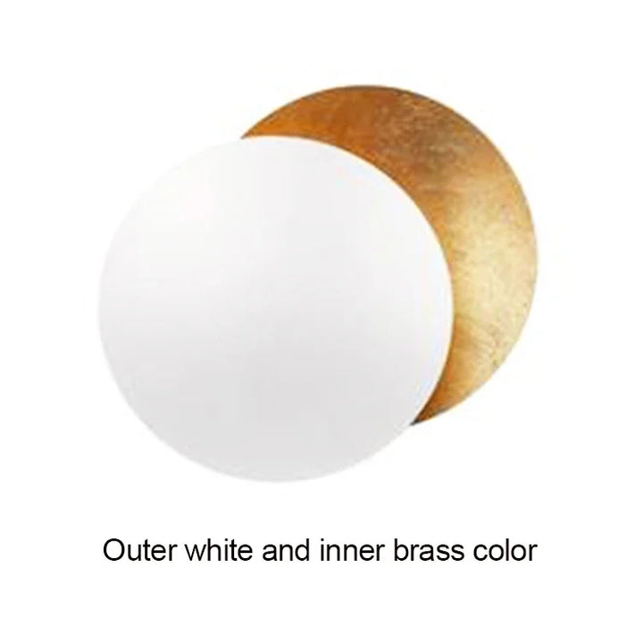 Moderne Eclipse Wandleuchte – Runde LED-Wandleuchte für Schlafzimmer, Flur, Korridor und Wohnzimmer