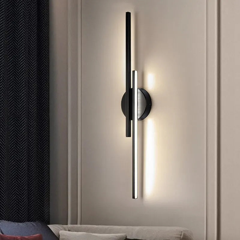 Moderne Dual-Line LED Wandleuchte – Dimmbares Oben & Unten Wandlicht für Schlafzimmer, Studium, Esszimmer und TV-Hintergrunddekoration