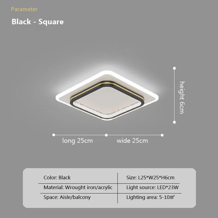Moderne LED-Deckenleuchte