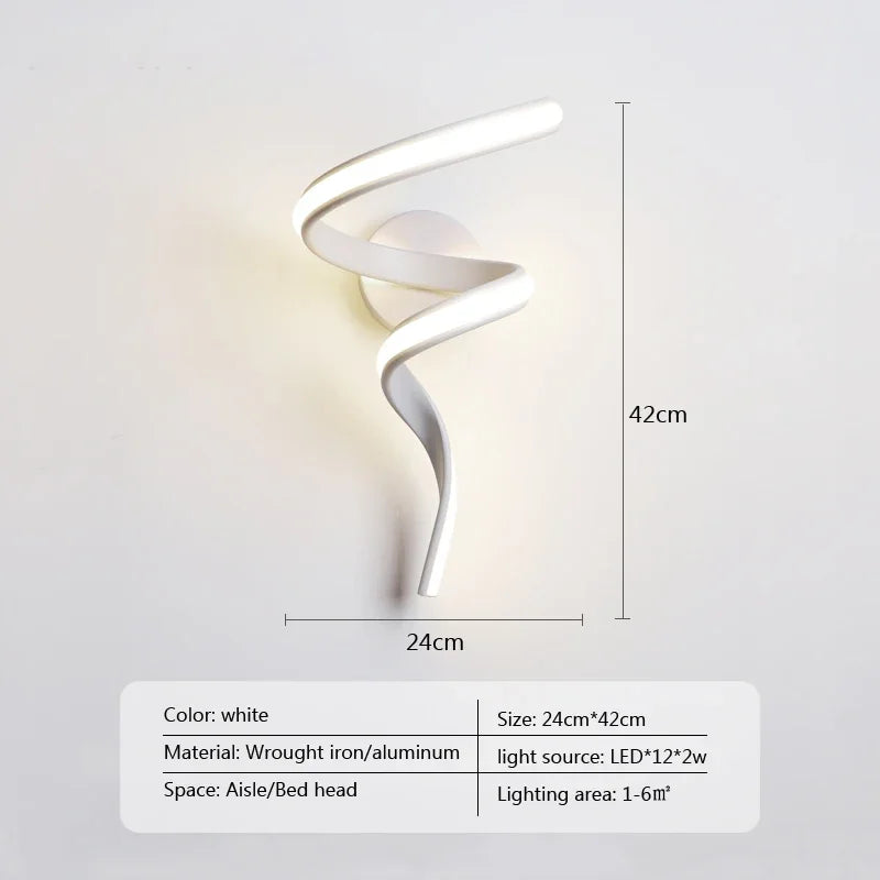 Moderne Minimalistische LED Wandlampe – Auf- und Abwärts Wandleuchte für Schlafzimmer, Wohnzimmer und Badezimmer