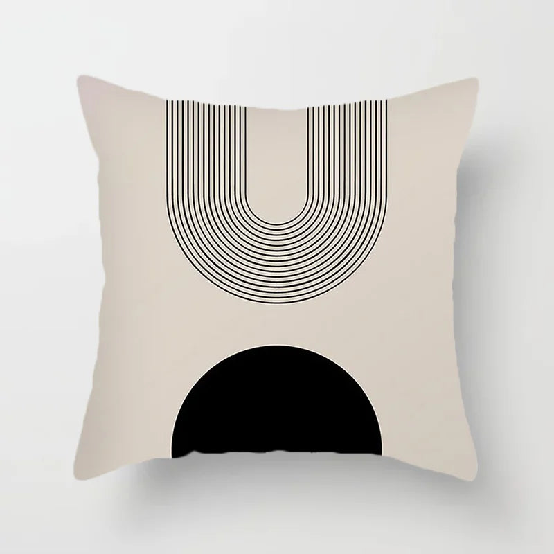 Moderne Kunst Abstraktes Muster Dekokissenbezüge Kreative Linien Sofa Stuhl Kissenbezüge Wurfkissenbezug Wohn- und Büroschmuck