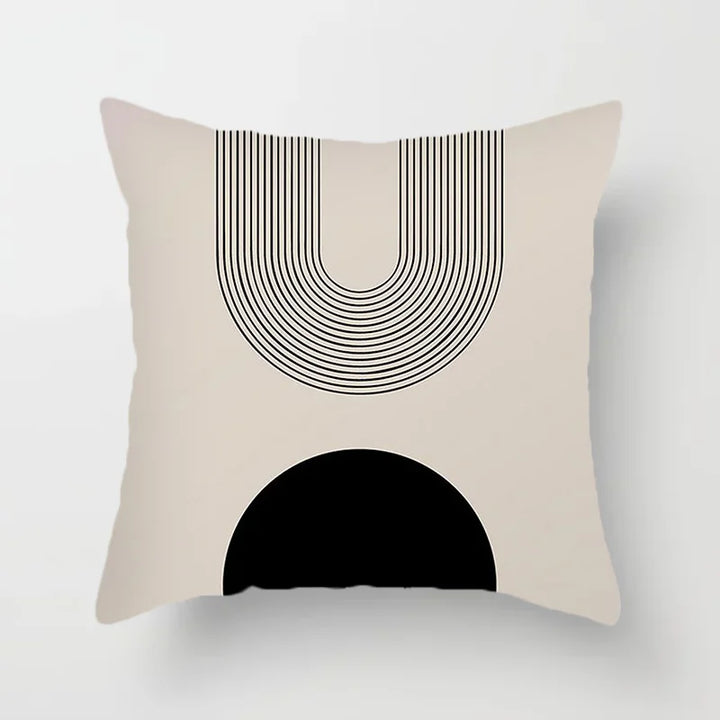 Moderne Kunst Abstraktes Muster Dekokissenbezüge Kreative Linien Sofa Stuhl Kissenbezüge Wurfkissenbezug Wohn- und Büroschmuck