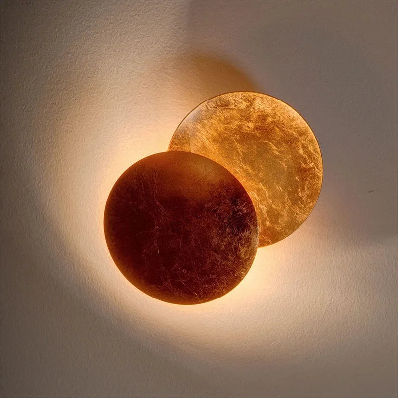 Moderne Eclipse Wandleuchte – Runde LED-Wandleuchte für Schlafzimmer, Flur, Korridor und Wohnzimmer