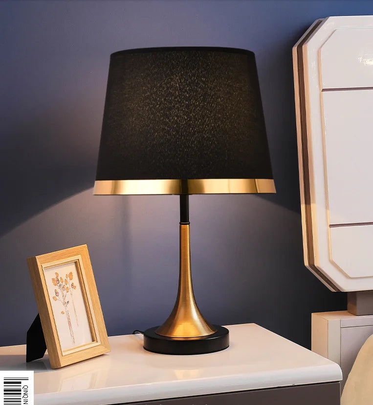 Europäische Retro Schlafzimmer Nachttischlampe - Moderne amerikanische dekorative Beleuchtungseinrichtung