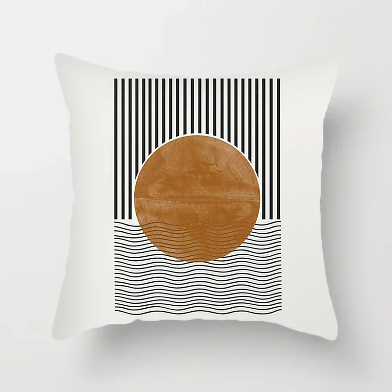 Moderne Kunst Abstraktes Muster Dekokissenbezüge Kreative Linien Sofa Stuhl Kissenbezüge Wurfkissenbezug Wohn- und Büroschmuck