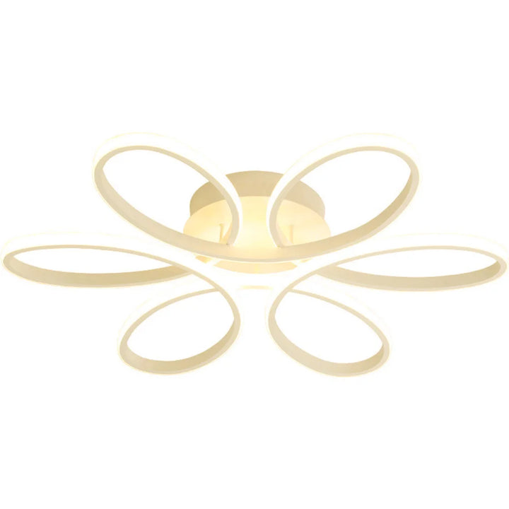Moderne LED Blumen Deckenleuchte | 12W Drei-Farben Deckenlampe für Wohnzimmer, Flur, Schlafzimmer und mehr