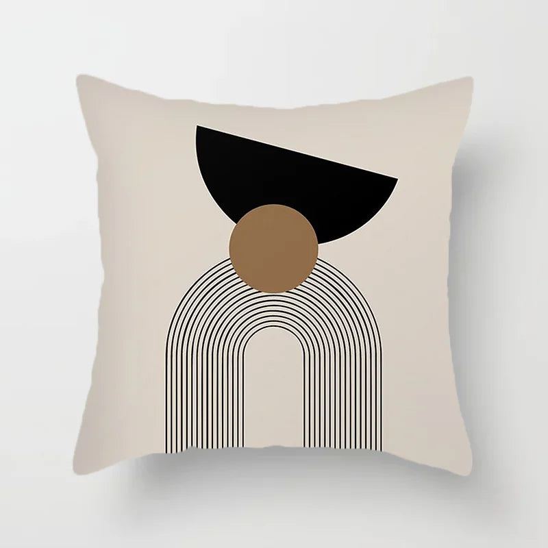 Moderne Kunst Abstraktes Muster Dekokissenbezüge Kreative Linien Sofa Stuhl Kissenbezüge Wurfkissenbezug Wohn- und Büroschmuck