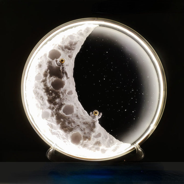 DIY schwebende Mond Nachtlampe