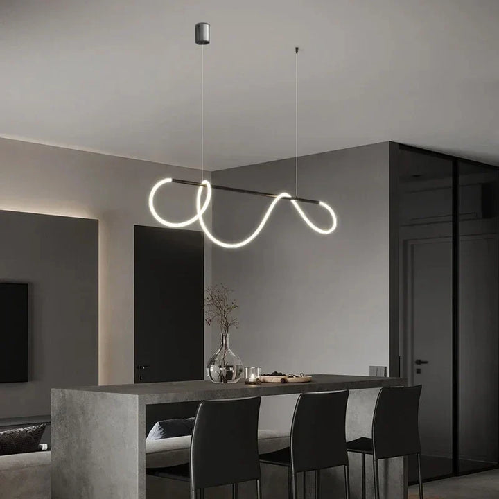 Moderne LED Pendelleuchte – Stilvolle Decken-Chandelier für Esszimmer, Küche & Büro, energieeffiziente AC-Stromversorgung, LED-Lampen inklusive