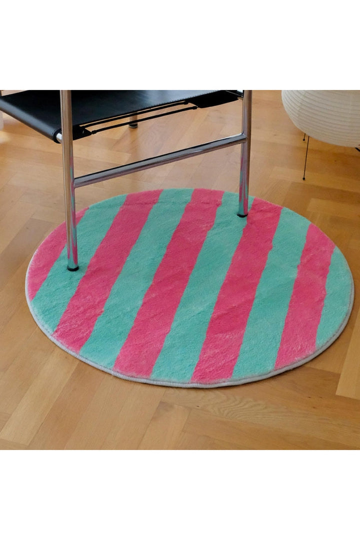 Schlafzimmer runder Teppich