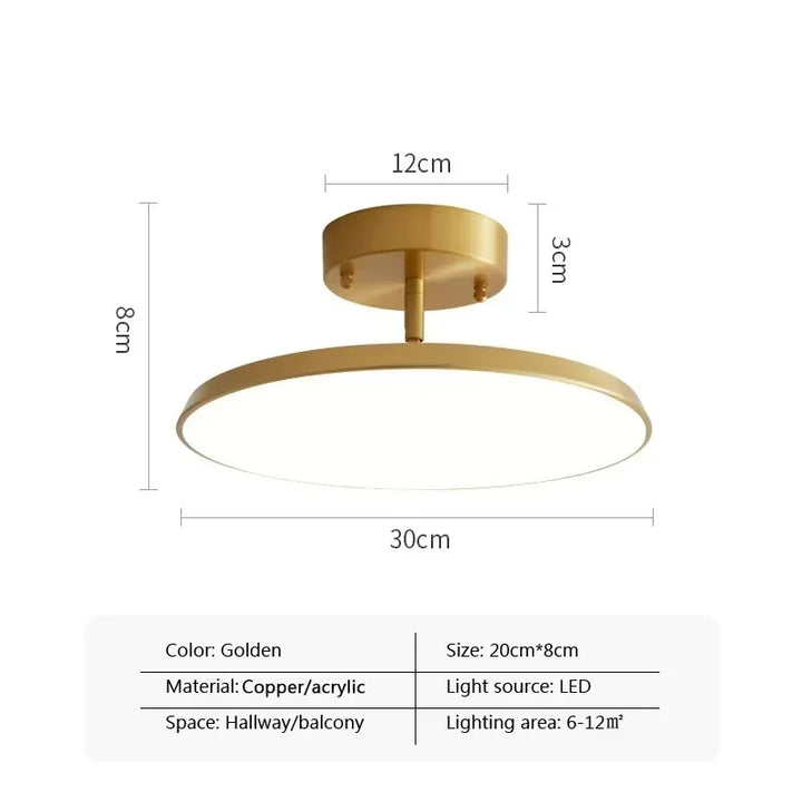 Moderne drehbare LED-Deckenleuchte – Schwarz und Gold minimalistisches Design für die Beleuchtung mehrerer Räume (1-Wege, 10-15 qm Abdeckung)