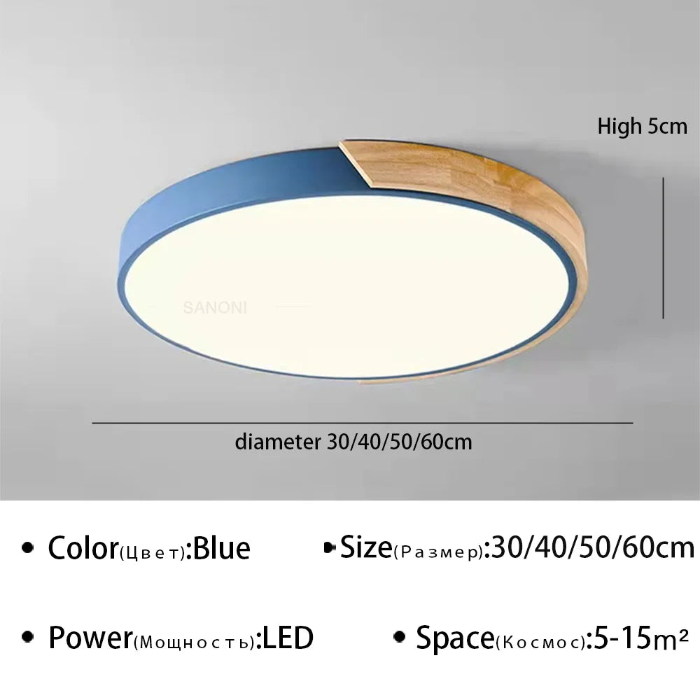 Moderne LED Deckenleuchte Macaron Kronleuchter
