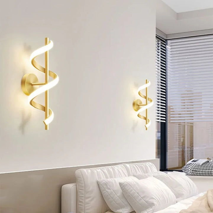 Zeitgenössische LED-Wandleuchte - Schlankes nordisches Design für Schlafzimmer, Wohnzimmer und mehr