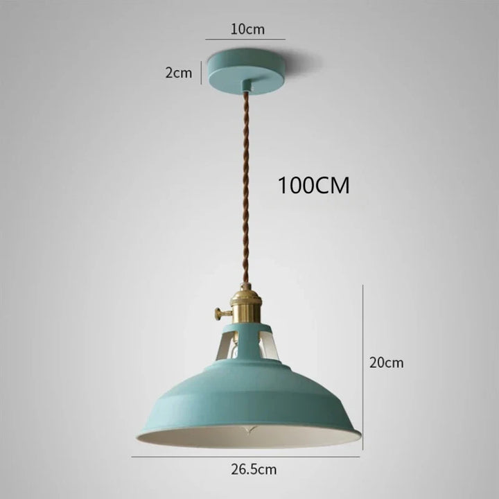 LED Eisen Kronleuchter Pendelleuchte - Vintage Hängelampe
